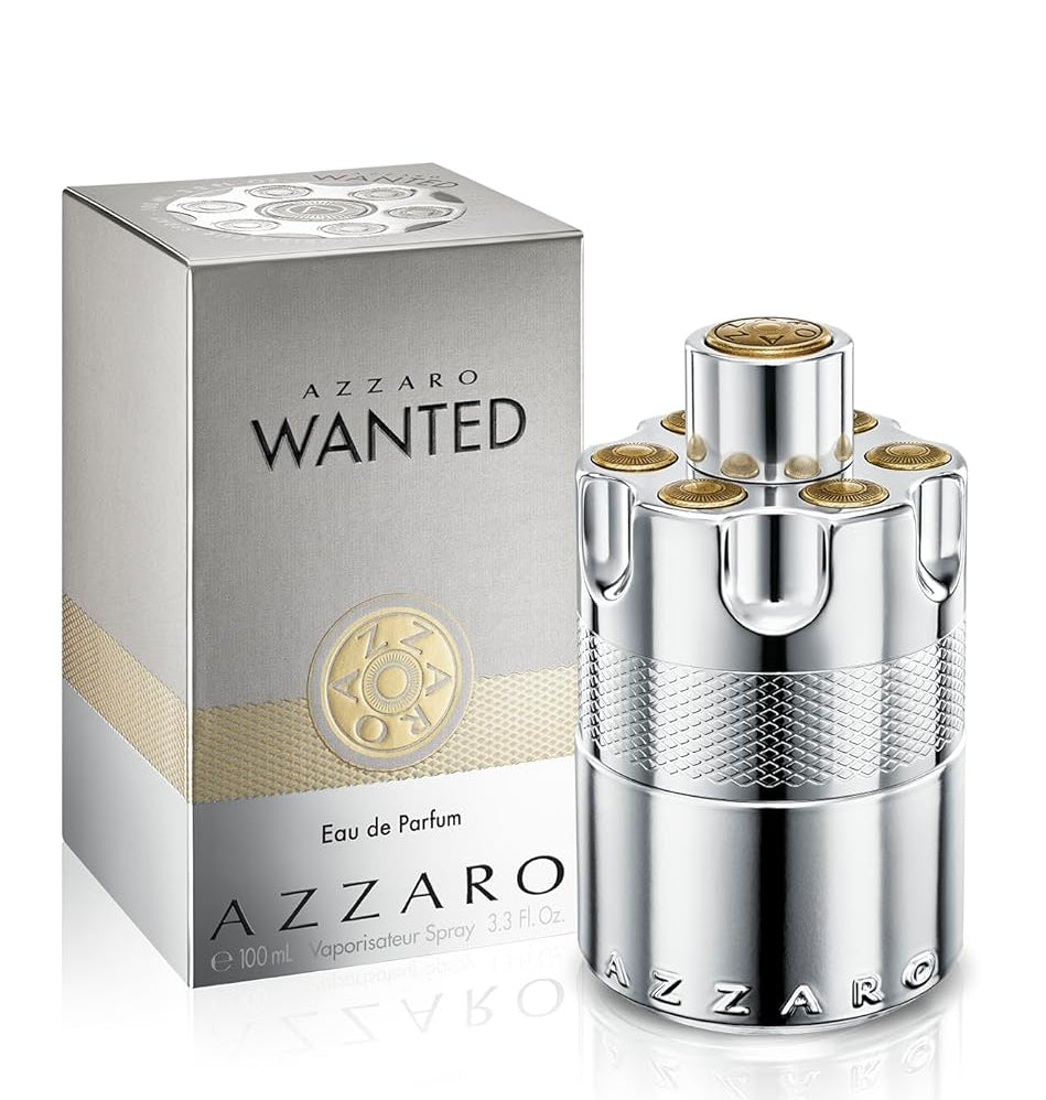 Azzaro Wanted Eau de Parfum - Energizing & Intense Mens Cologne - Woody, Aromatic & Spicy Fragrance