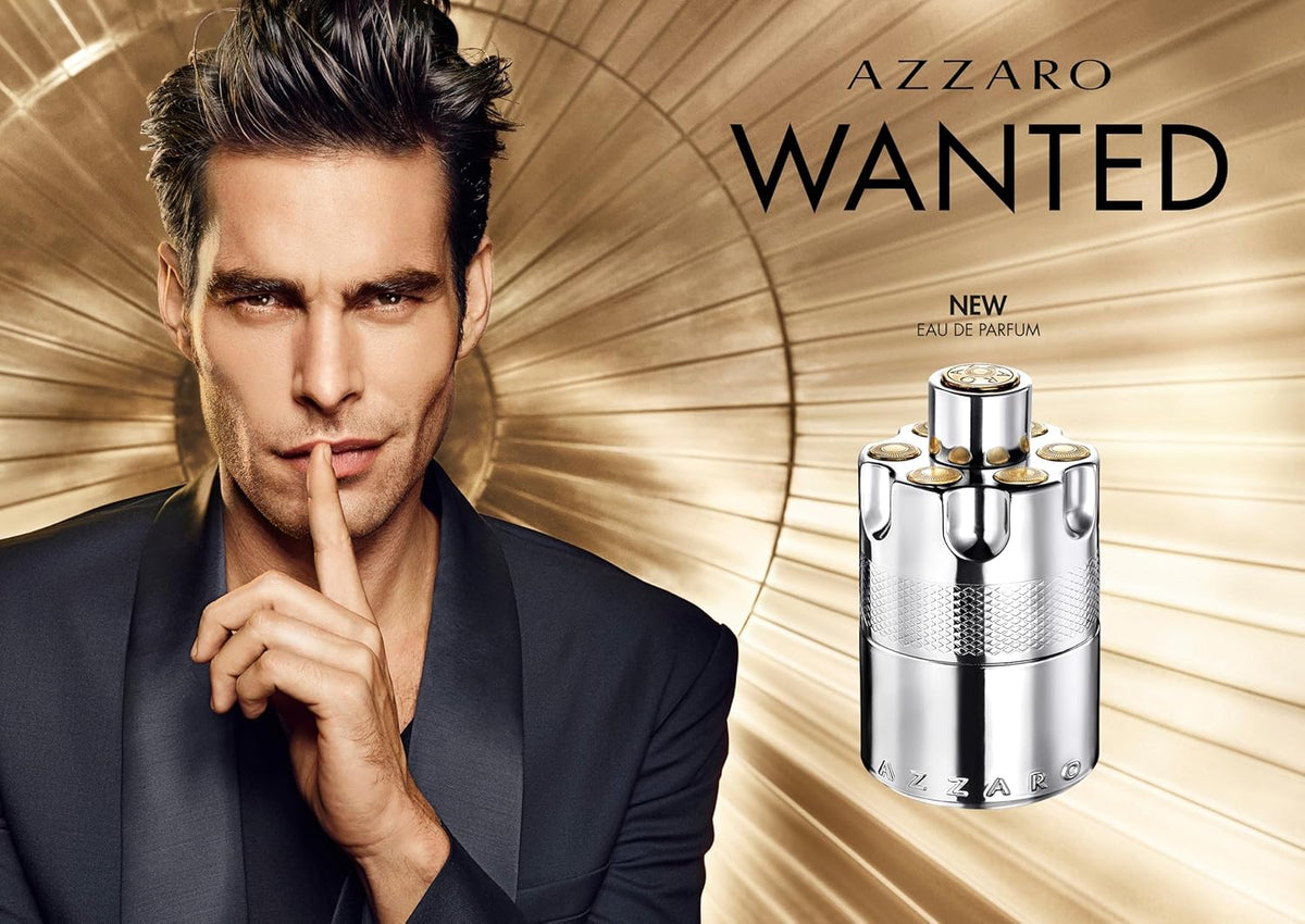 Azzaro Wanted Eau de Parfum - Energizing & Intense Mens Cologne - Woody, Aromatic & Spicy Fragrance